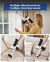 Tineco Floor One Switch S6 Stretch - 65min, Smart 180° Lay Flat Wet Dry Cordless Vacuum Floor Washer & Mop Stick