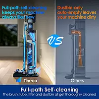 Tineco PURE ONE STATION 5 - Cordless Vacuum & Handvac Stick, 60 Min, 160W