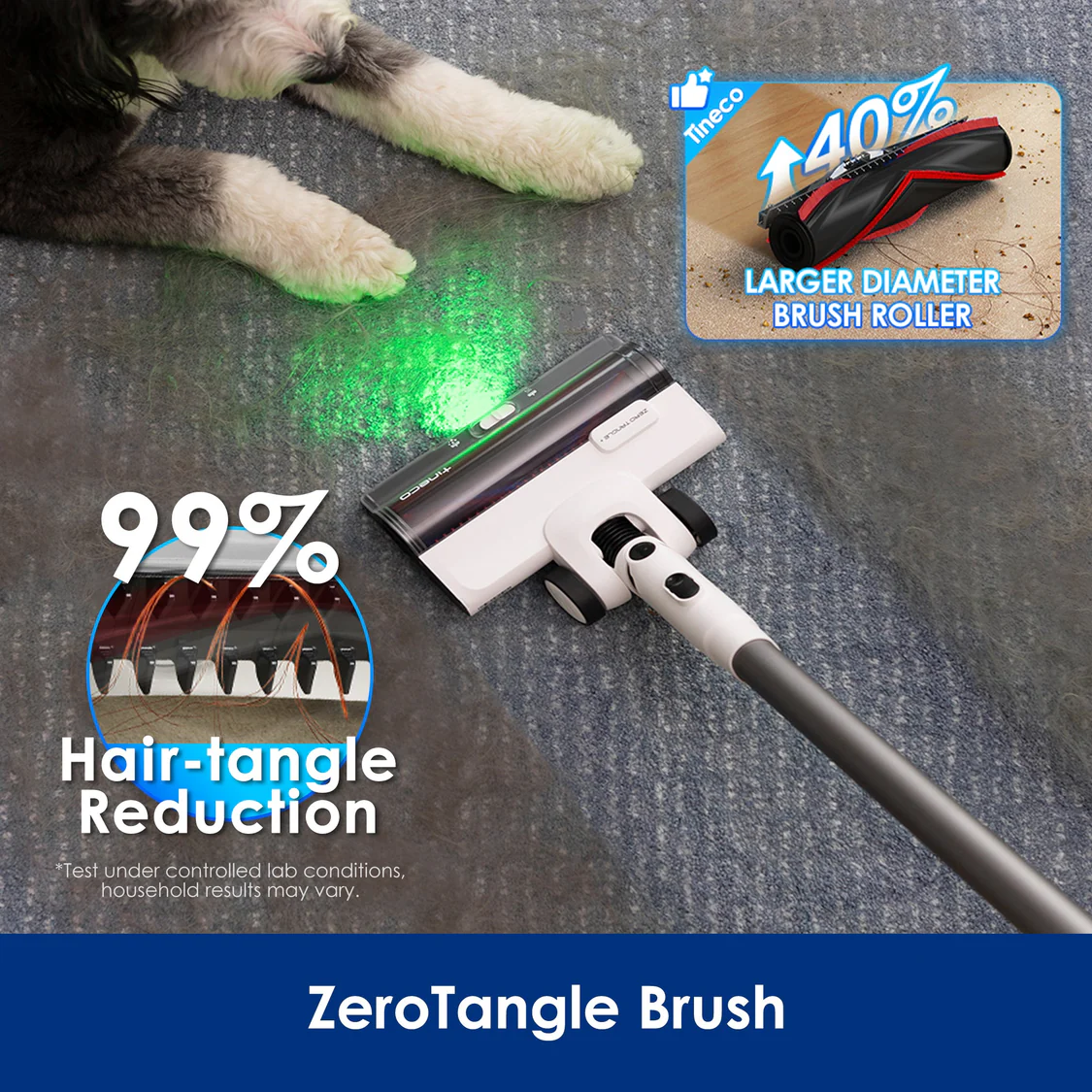 Tineco PURE ONE STATION 5 - Cordless Vacuum & Handvac Stick, 60 Min, 160W