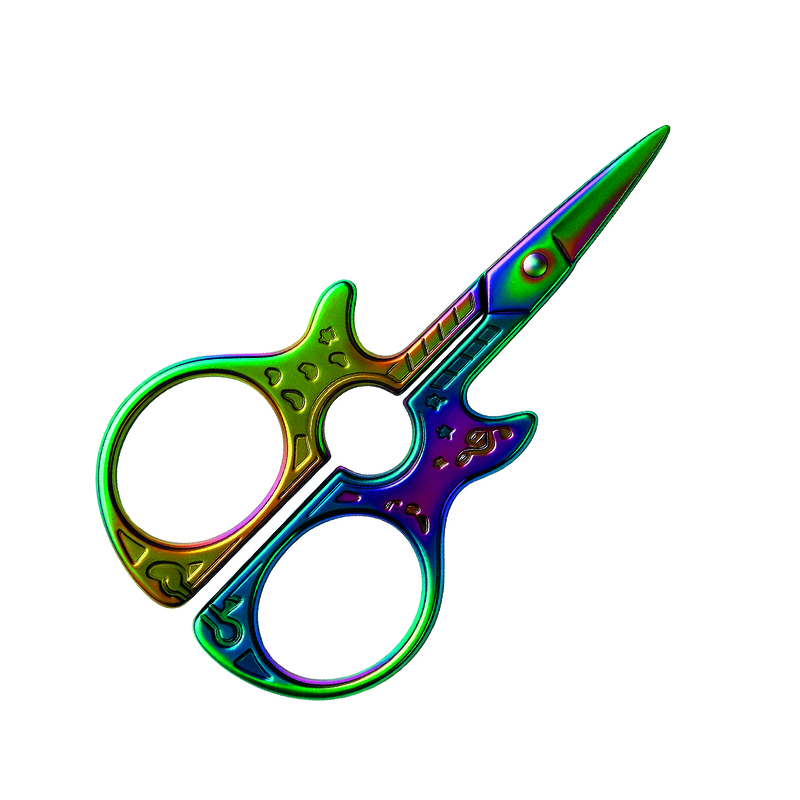 Tijera Coleccionable Guitarra Referencia 8908 Color Irisado Tijera Coleccionable Guitarra Referencia 8908 Color Irisado