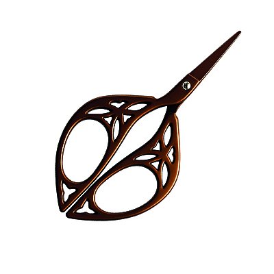 Tijera Coleccionable Alas Cerradas Referencia 8912 Color Bronce