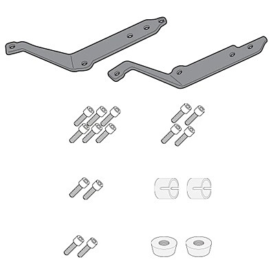 KAPPA BMW CRASHBARS KIT KN5108KIT AKA (TN5108KIT) - R1200GS (13-18) / R1200 R / RS (15-18)