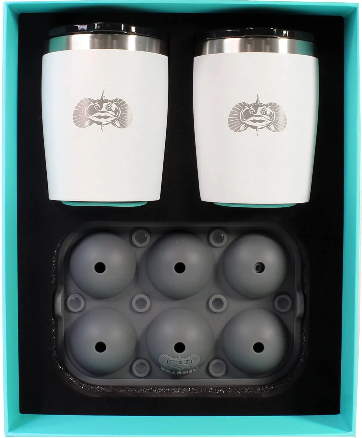 Toadfish Non-tipping 10oz Double-Wall Insulated Stainless Steel Rocks Tumbler with Easy-Slide Lid