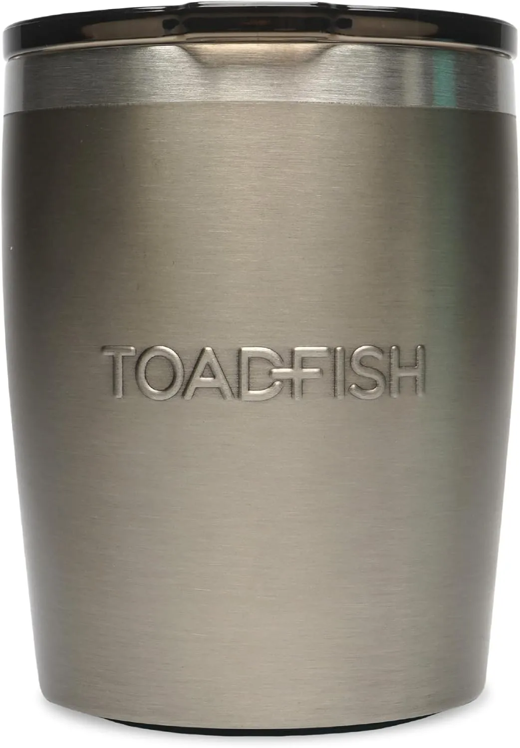 Toadfish Non-tipping 10oz Double-Wall Insulated Stainless Steel Rocks Tumbler with Easy-Slide Lid