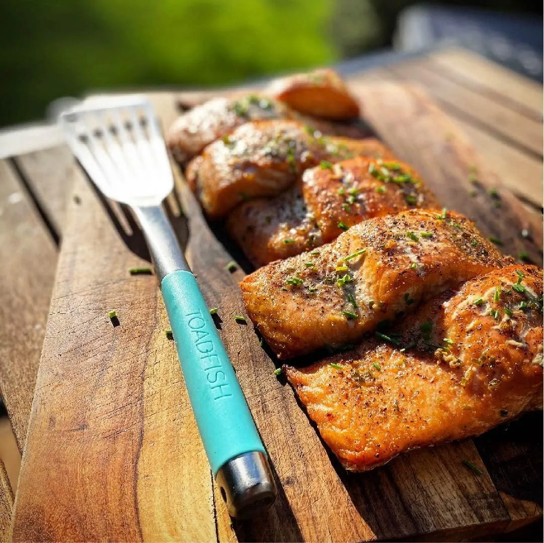 Toadfish 14.5'' Ultimate Nonstick Fish Spatula, Stainless Steel Metal Spatula