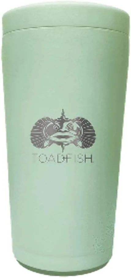 TOADFISH Universal Can Cooler 2.0 - Non-Tipping SmartGrip Stainless Steel