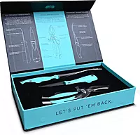 Toadfish Coastal Kitchen Collection - Includes Crab Cracker, Shrimp Deveiner, and Oyster Knife Outfitters