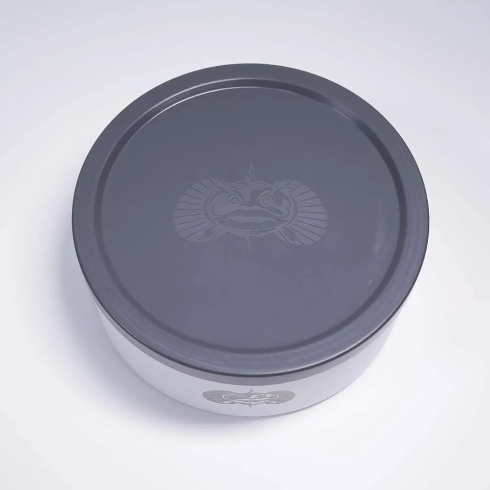 TOADFISH Non-Tipping Dog Bowl - Double-Walled Stainless Steel with SmartGrip
