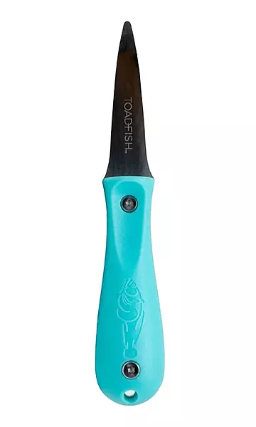 Toadfish Oyster Shucking Knife, Oyster Opener Tool - Teal