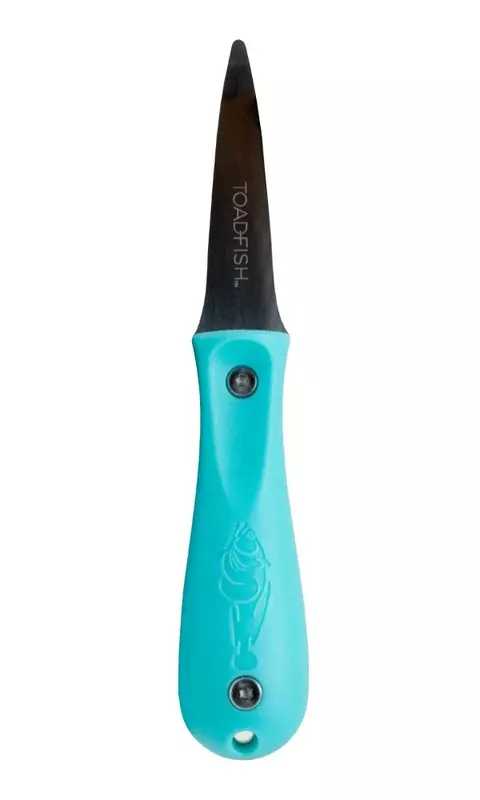 Toadfish Oyster Shucking Knife, Oyster Opener Tool - Teal