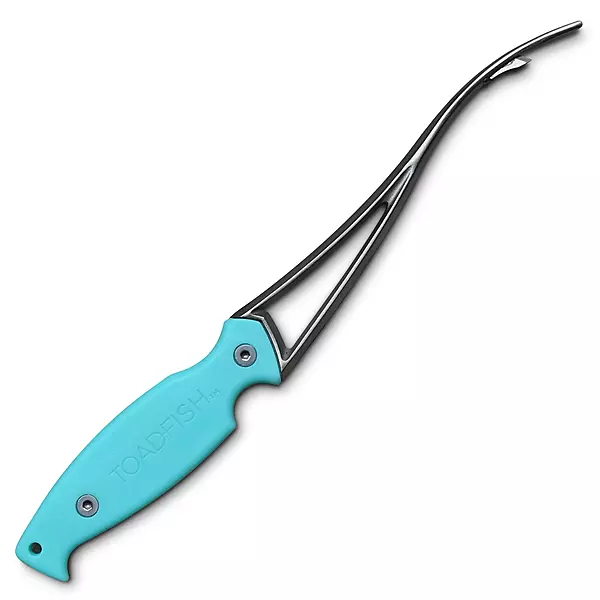 Toadfish Shrimp Deveiner Tool - Prawn & Seafood Peeler - Frogmore Shrimp Cleaner - Steel Butterfly Blade
