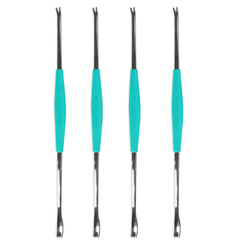 TOADFISH Stainless Steel Seafood Forks Picks - 4 Pack