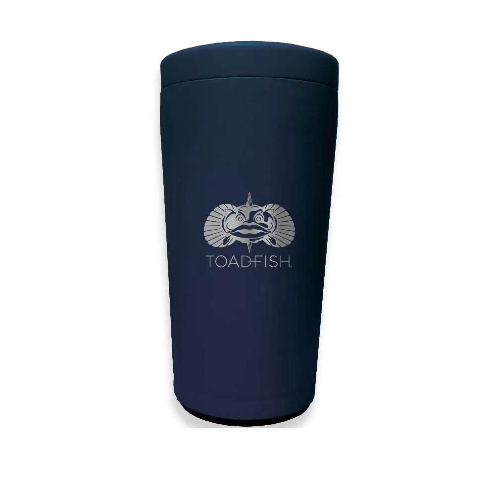 TOADFISH Universal Can Cooler 2.0 - Non-Tipping SmartGrip Stainless Steel