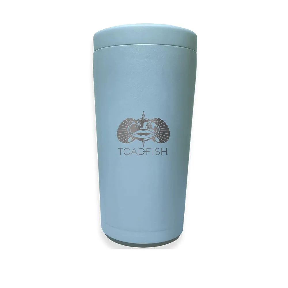 TOADFISH Universal Can Cooler 2.0 - Non-Tipping SmartGrip Stainless Steel