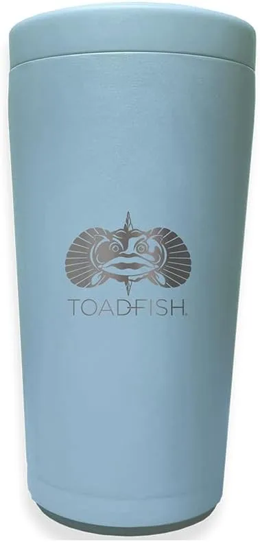 TOADFISH Universal Can Cooler 2.0 - Non-Tipping SmartGrip Stainless Steel