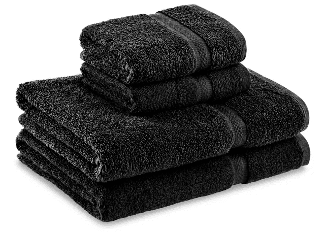 TOALLAS NEGRAS PARA BAÑO Y MANOS TOALLAS NEGRAS PARA BAÑO Y MANOS