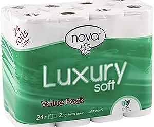 12211-2 - TOILET PAPER 2 PLY 48PACK NOVA