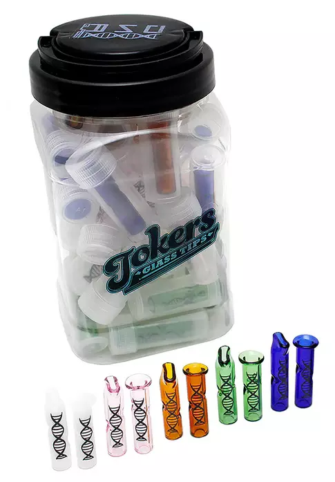 DNA Color Toker Glass Tips 40ct Jar DNA Color Toker Glass Tips 40ct Jar