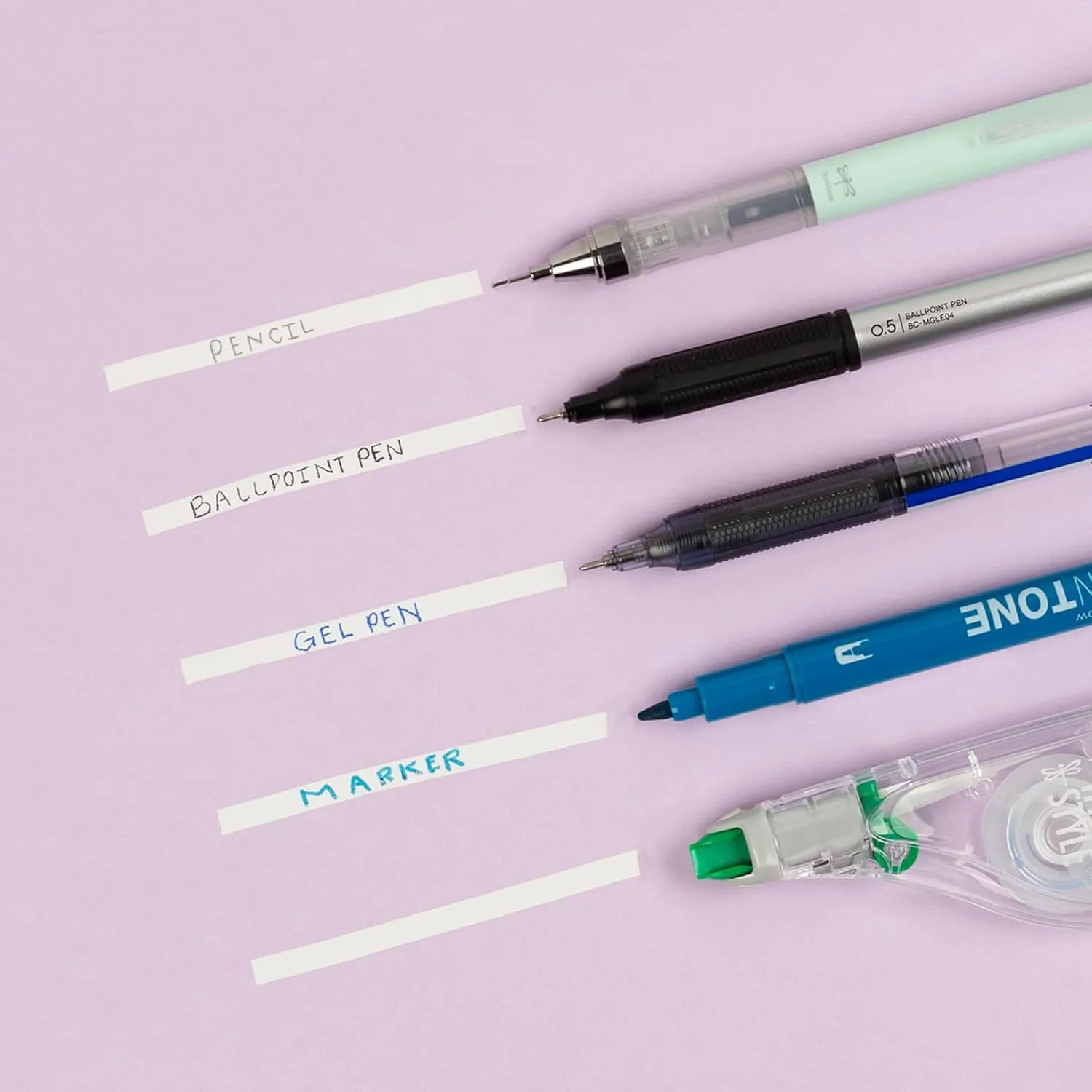 Tombow MONO Hybrid Correction Tape, 10-Pack, 0.17in x 394in, Non-Refillable