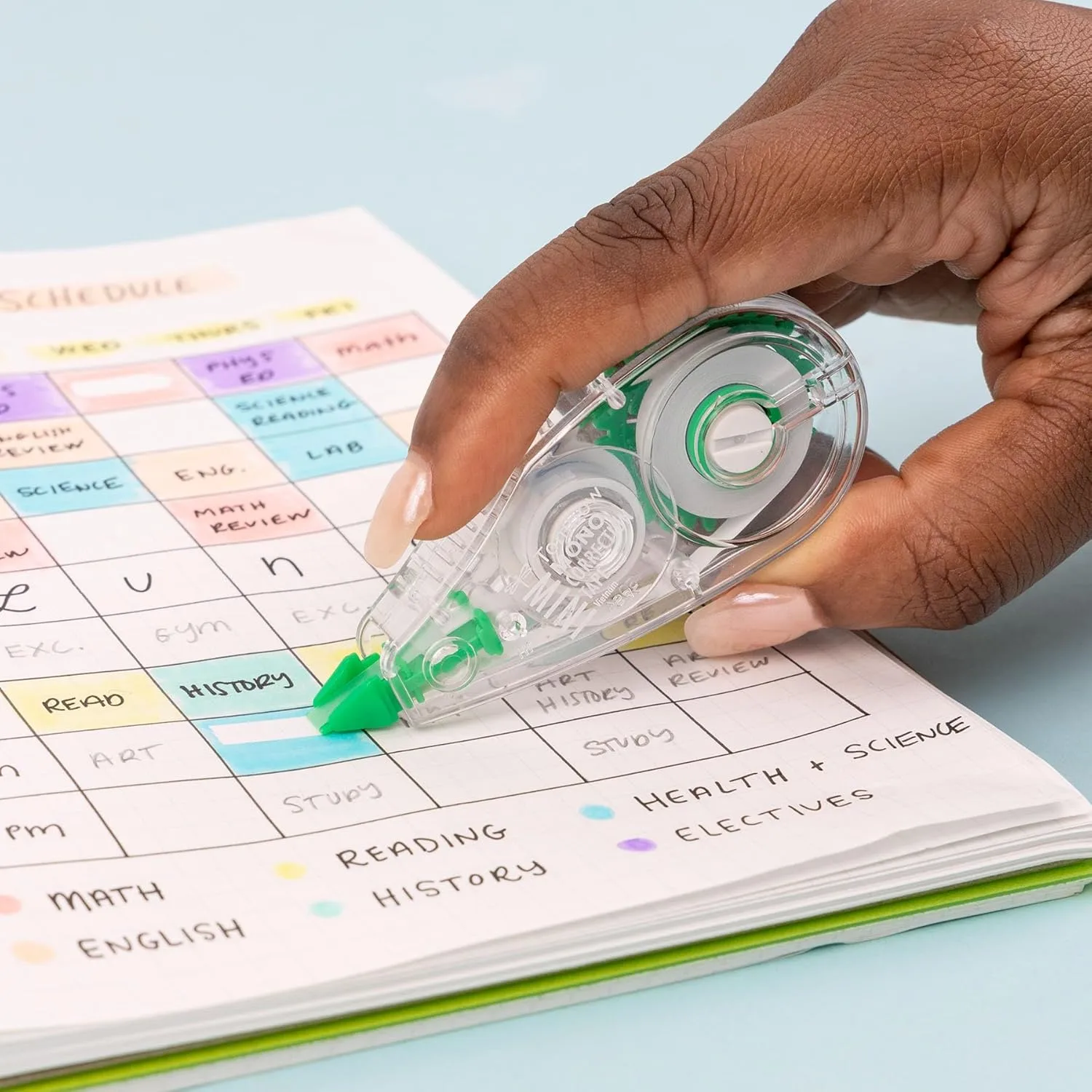 Tombow MONO Mini Correction Tape, 1/6in x 315in, 10-Pack (Clear)