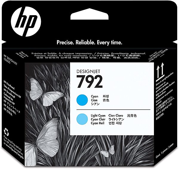 Cabezal HP 792 Cyan y Light Cyan