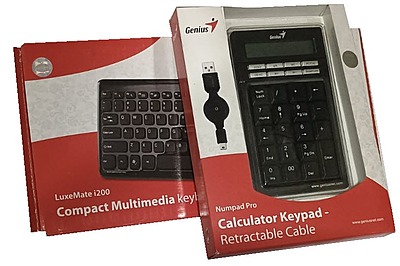 Pack Mini Teclado mas Teclado numérico LCD Pack Mini Teclado mas Teclado numérico LCD