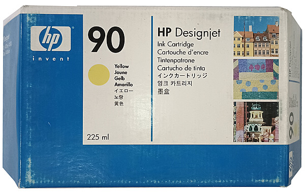 Tinta HP 90 Amarillo Tinta HP 90 Amarillo