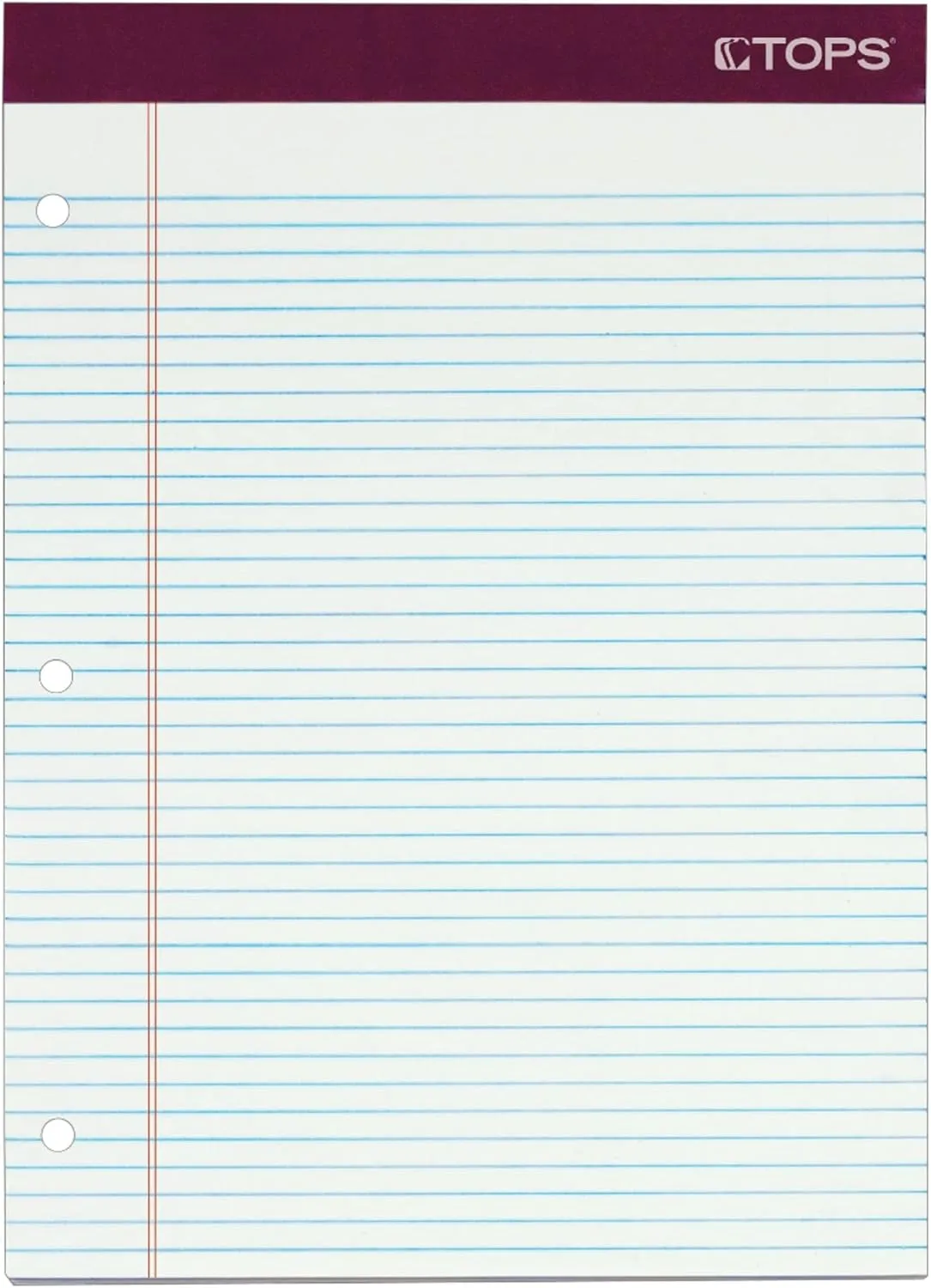 TOPS Docket Gold Writing Pads, 8-1/2 x 11-3/4, Narrow Rule, 100 Sheets, 2 Pack (99706)