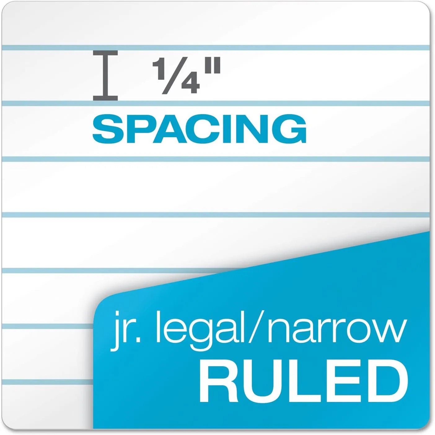 TOPS Tops Docket Gold Jr. Legal Ruled White Legal Pads (TOP63910) 5 x 8 Inch