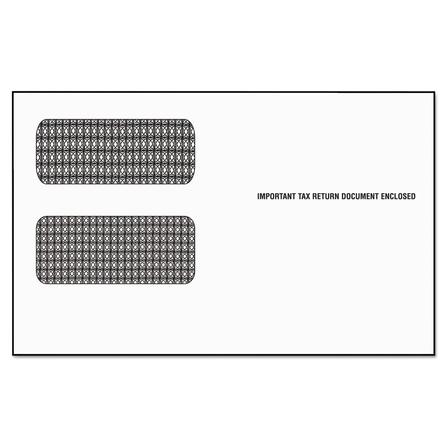 TOPS 2222ES Double Window Tax Form Envelope/1099R/Misc Forms, Self-Seal, 9 x 5 5/8 (Pack of 24)
