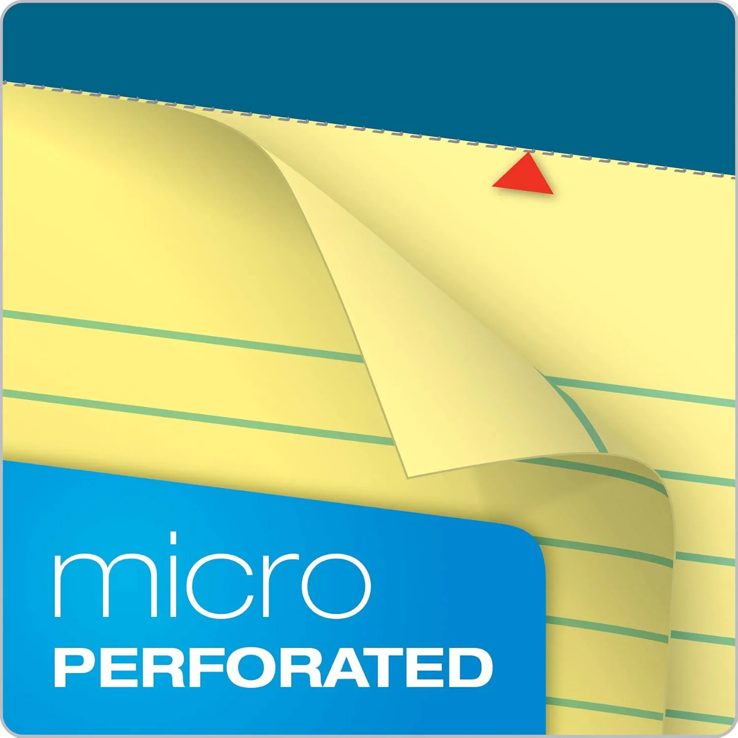 TOPS Docket Writing Pads, 8-1/2" x 11-3/4", Legal Rule, Canary Paper, 50 Sheets, 12 Pack (63400)