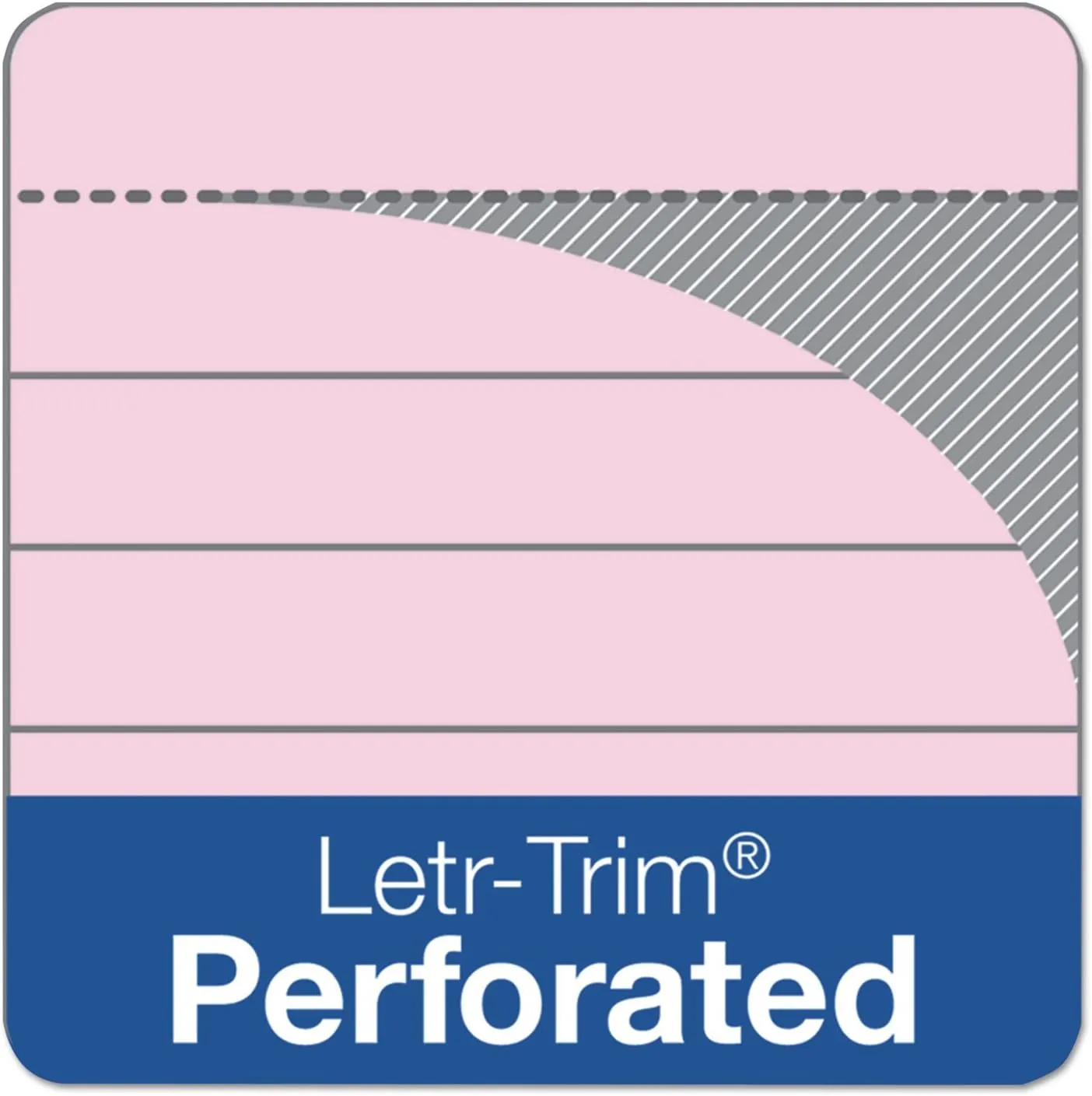 TOPS Prism Jr. Legal Writing Pads, 5 x 8, 50 Sheets