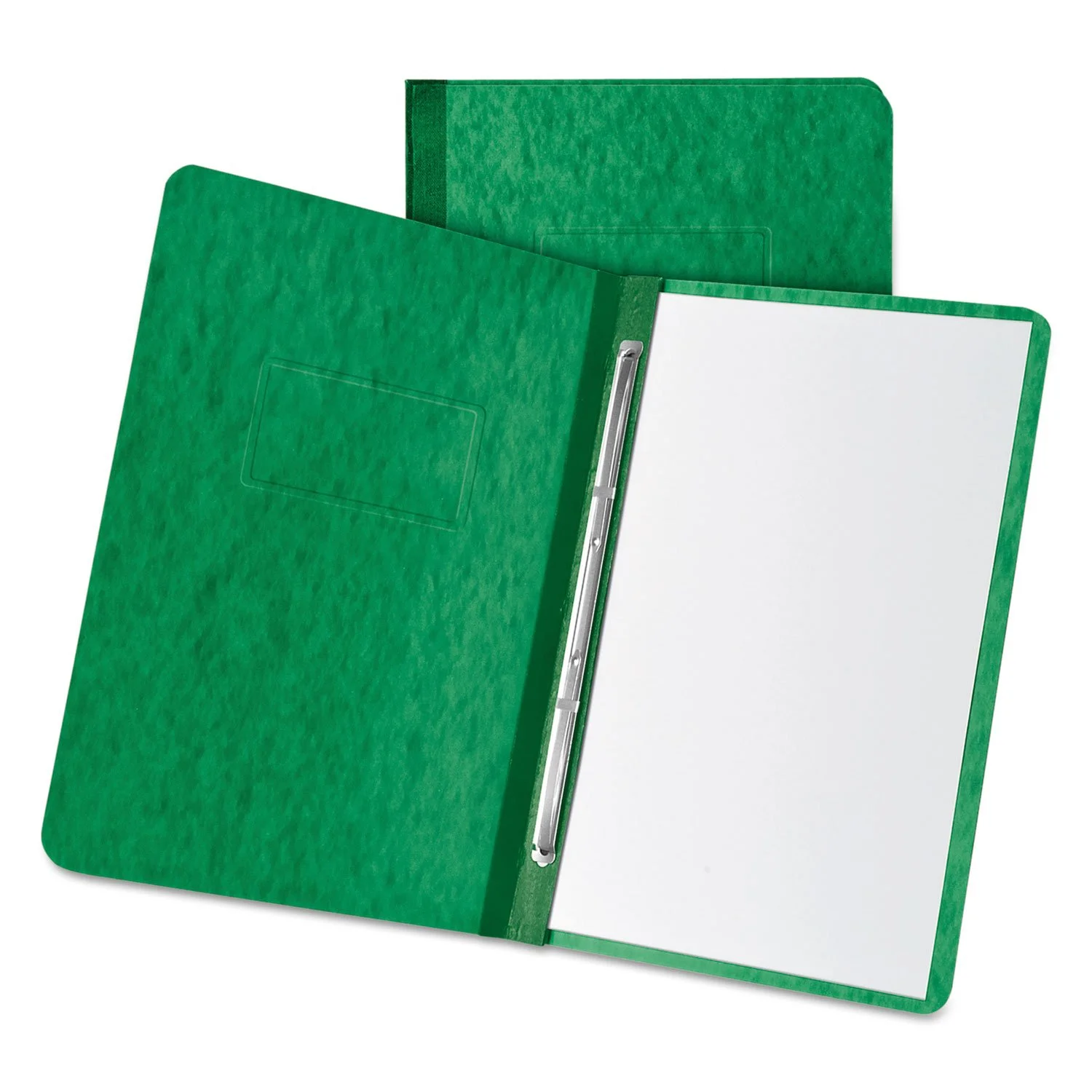 TOPS Letter Recycled Pressboard Report Cover, 3in Capacity, Dark Green
