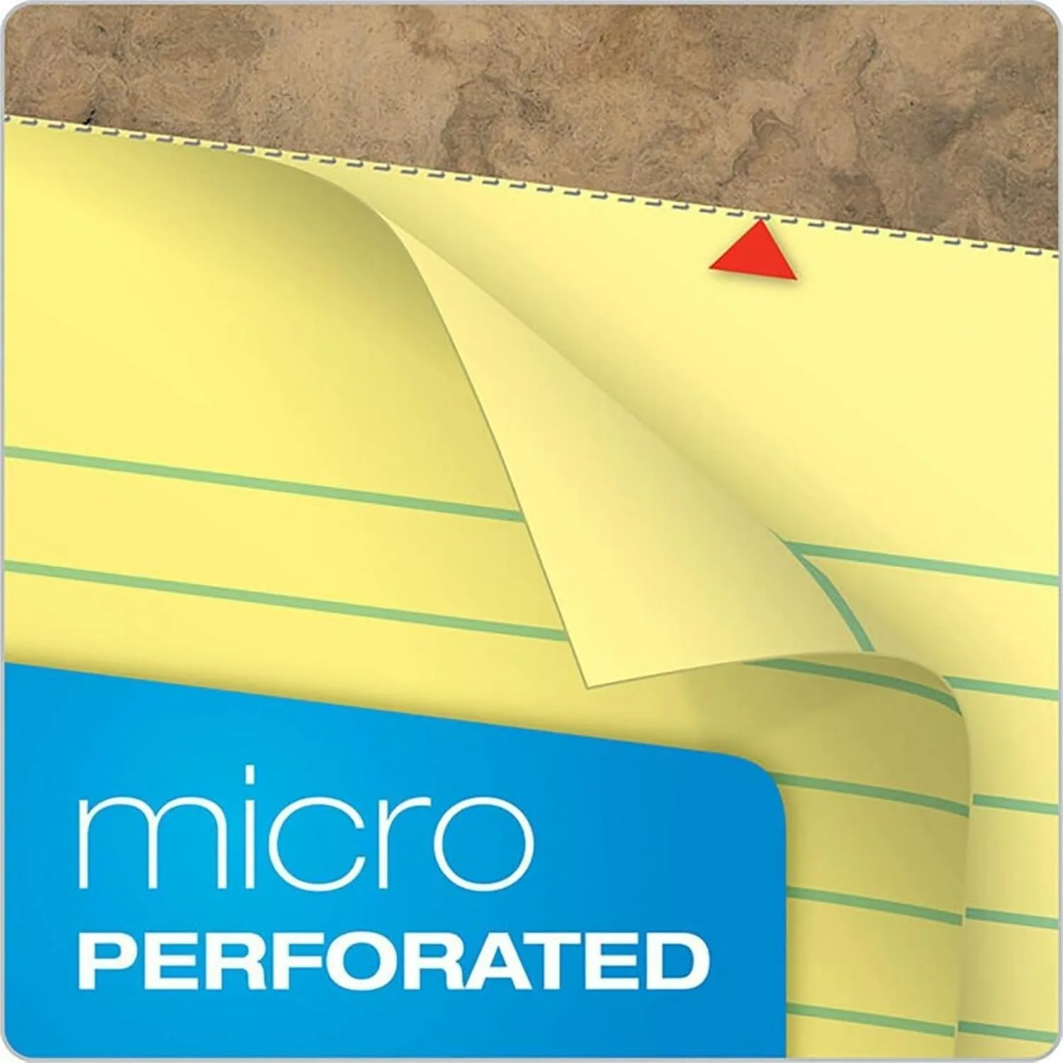 TOPS 74840 Second Nature Recycled Pads, Jr. Legal, 5 x 8, Canary, 50 Sheets (Pack of 12)
