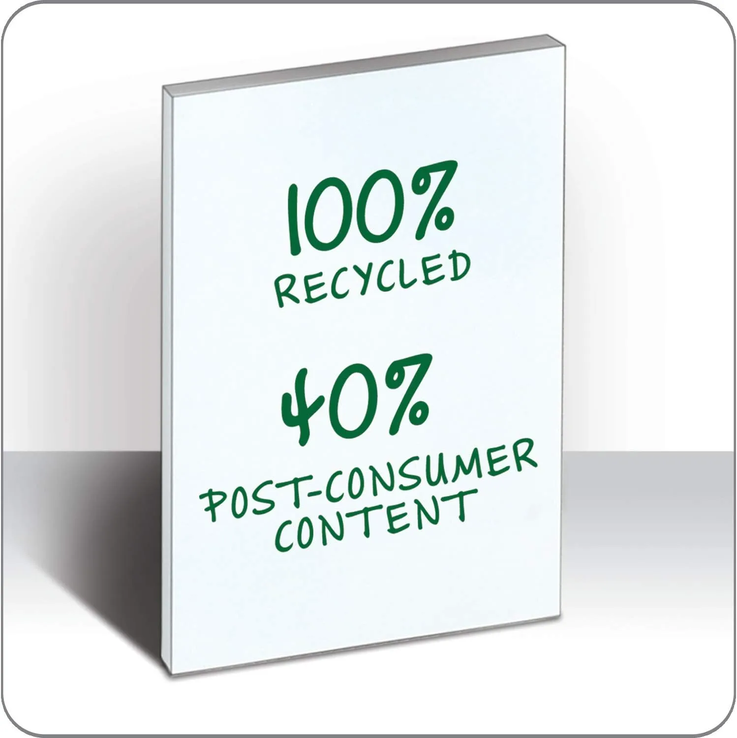 TOPS Second Nature Recycled Scratch Pads, Unruled, 4 x 6, 100 Sheets, Pack of 12