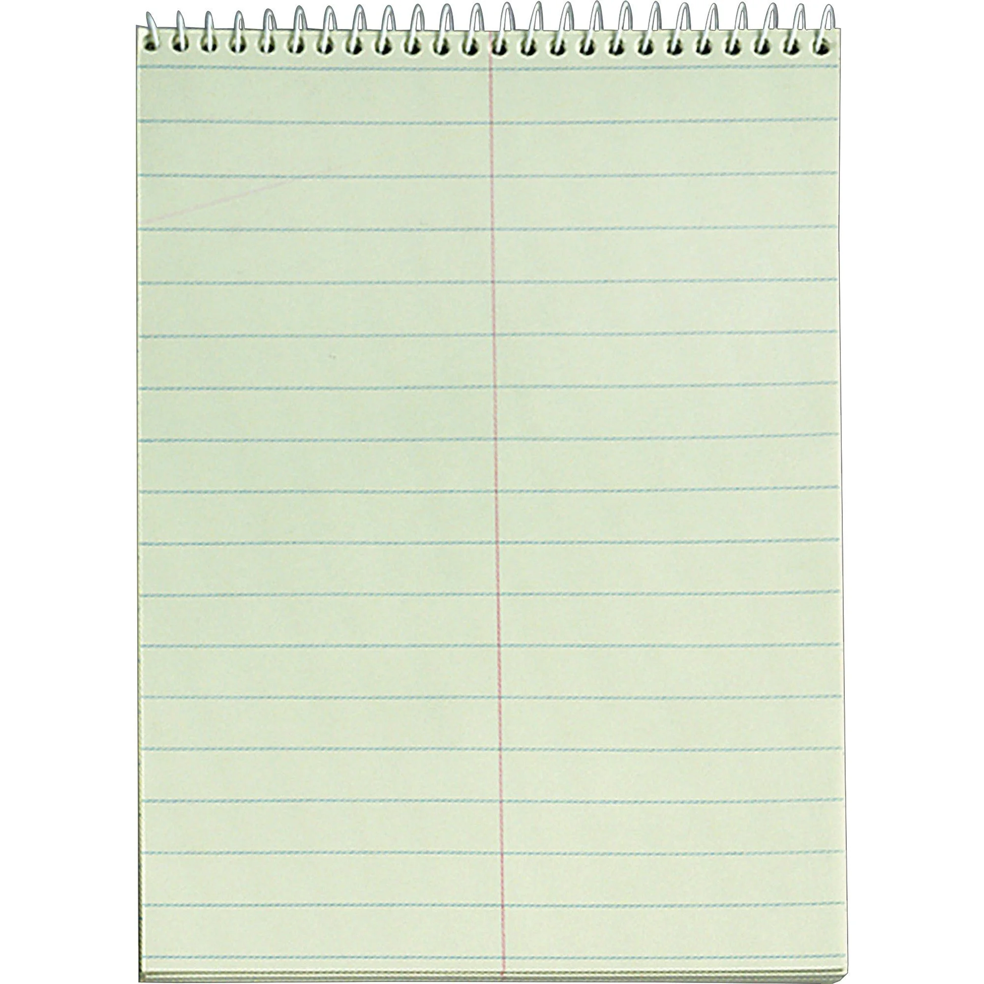 Tops Steno Book, Gregg Rule, 60 Sheets, 6 x 9 Inches, Green Tint (TOP8001), 12-Pack