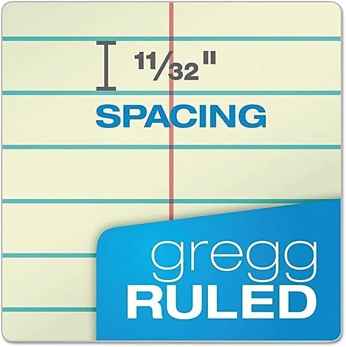 TOPS Steno Books, 6 x 9 in, Gregg Rule, 80 Sheets
