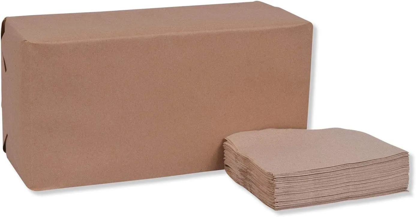 Tork Universal Masterfold 1-Ply Dispenser Napkins, 13in x 12in, Natural, Pack Of 6,000 Napkins