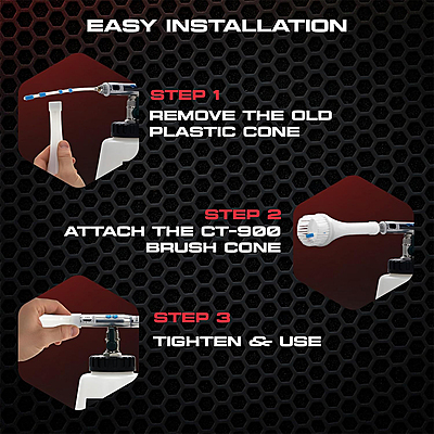 Tornador Upholstery Brush Cone