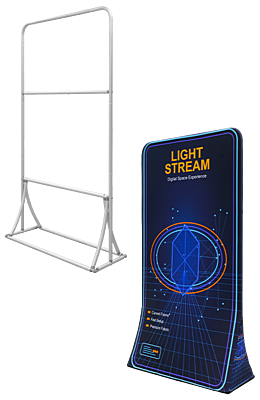 Custom Tower Fabric Banner Stand