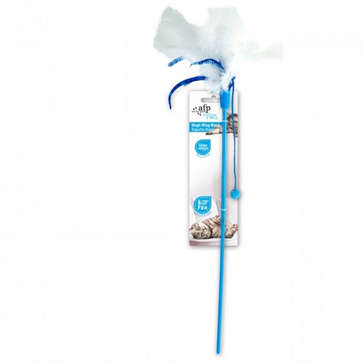 ALL FOR PAWS MAGIC WING WAND - BLUE (CAT TOY) ALL FOR PAWS MAGIC WING WAND - BLUE (CAT TOY)