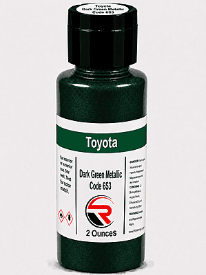 Toyota Dark Green Code 6S3 (TM2-6S3-02)