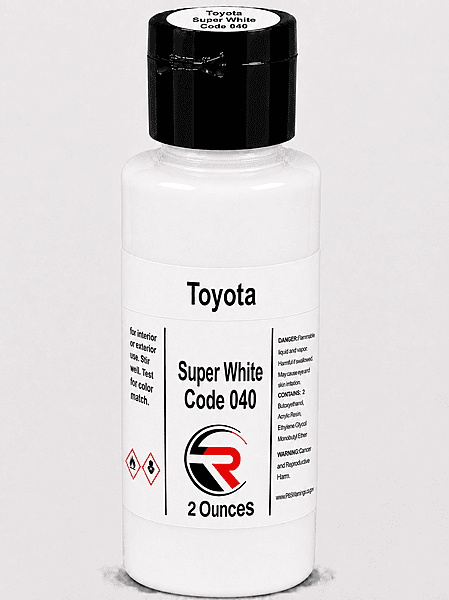 Toyota Super White Code 040 (TW1-040-02)