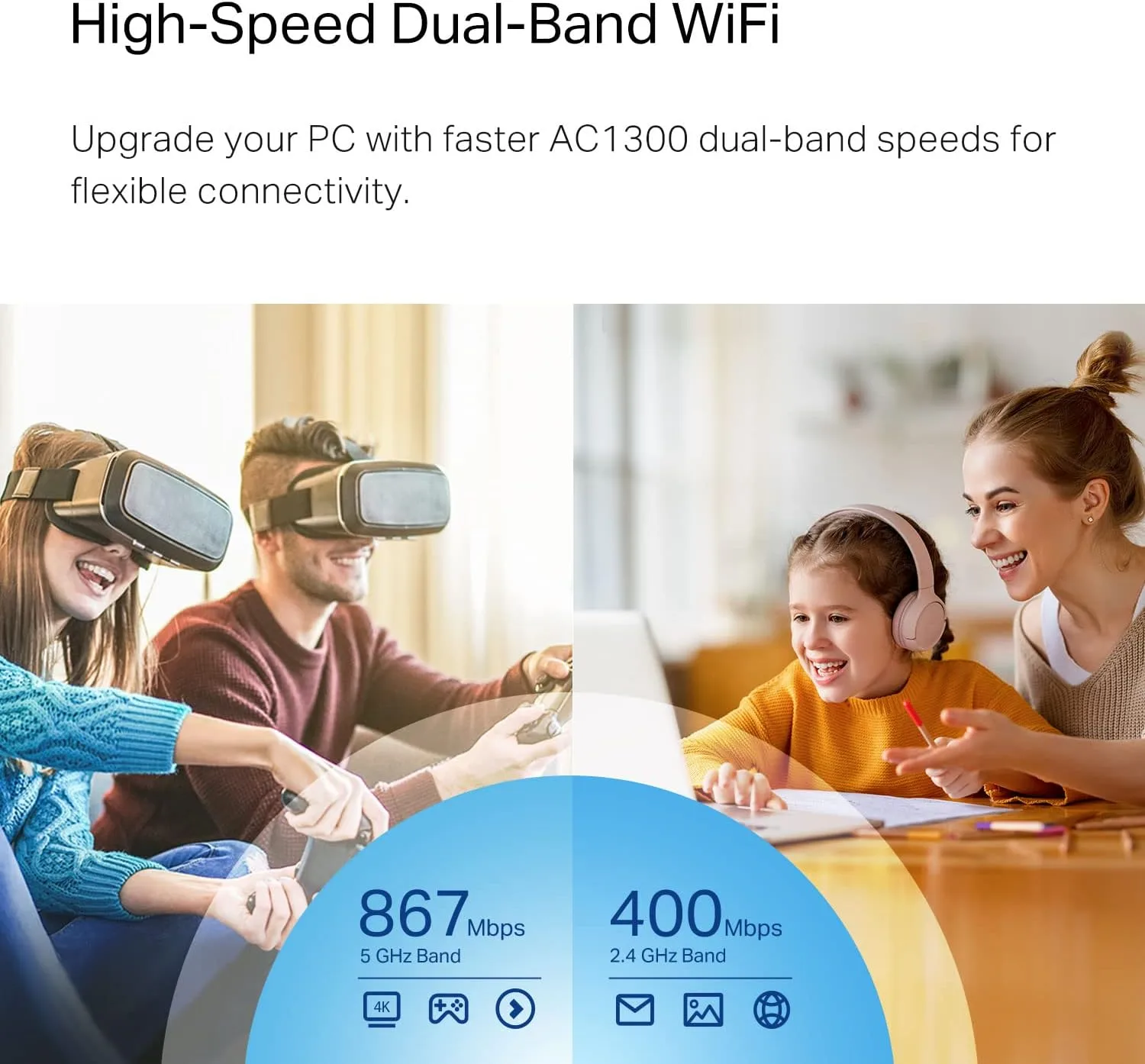 TP-Link Archer Nano USB WiFi Adapter for PC - Dual-Band Travel-Size