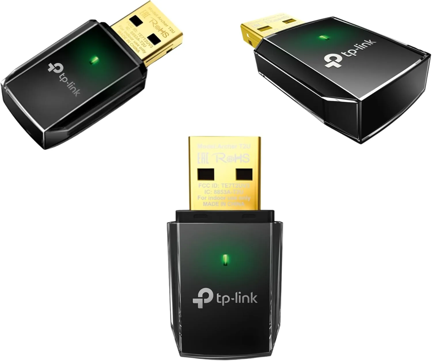 TP-Link Archer T2U 11AC USB WiFi Adapter - Dual Band 2.4G/5G AC600 Wireless Network Card, WiFi Dongle, Mini size