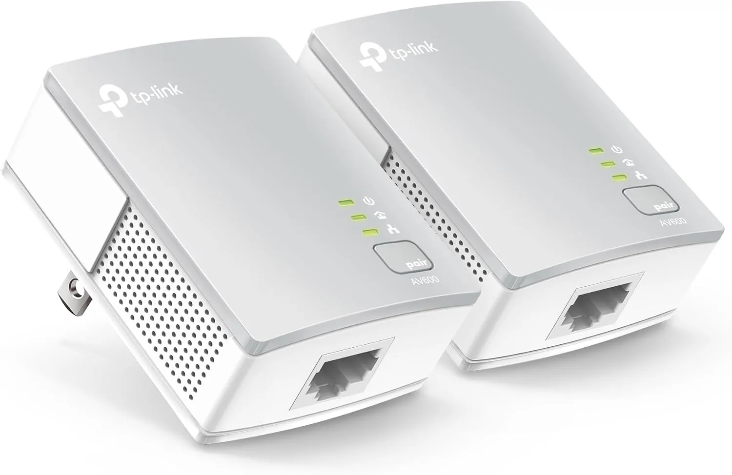 TP-Link AV600 Powerline Ethernet Adapter Kit - Gigabit Port, Plug Pair &Play, Power Saving