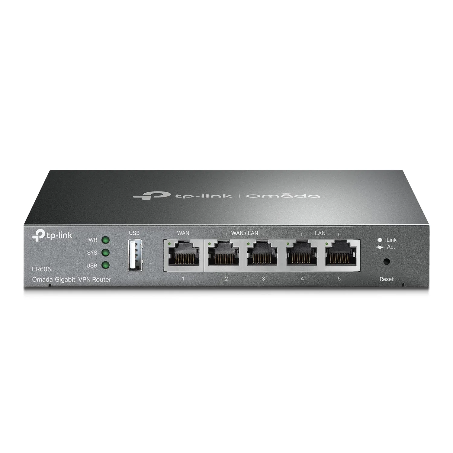 TP-Link ER605 V2 Wired Gigabit VPN Router, Up to 3 WAN Ethernet Ports + 1 USB WAN, SPI Firewall SMB Router