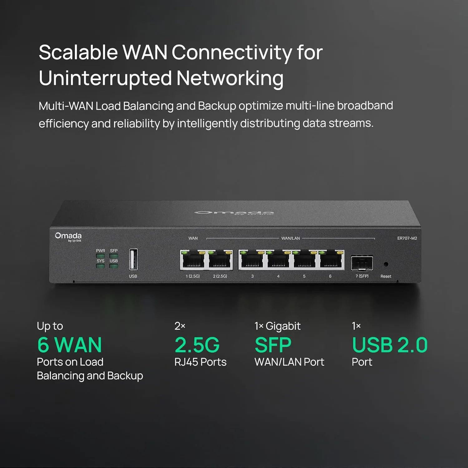 TP-Link Omada Multi-WAN VPN Router with Omada SDN