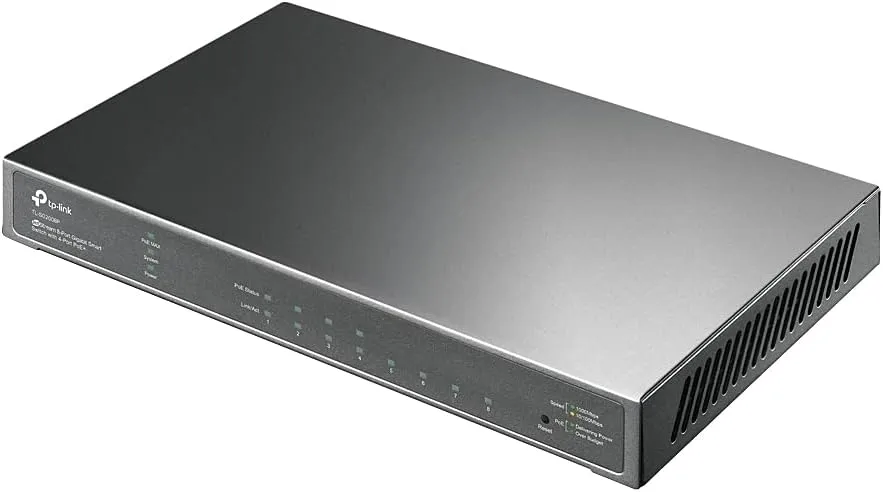 TP-LINK JetStream 8-Port Gigabit Smart Managed PoE Switch