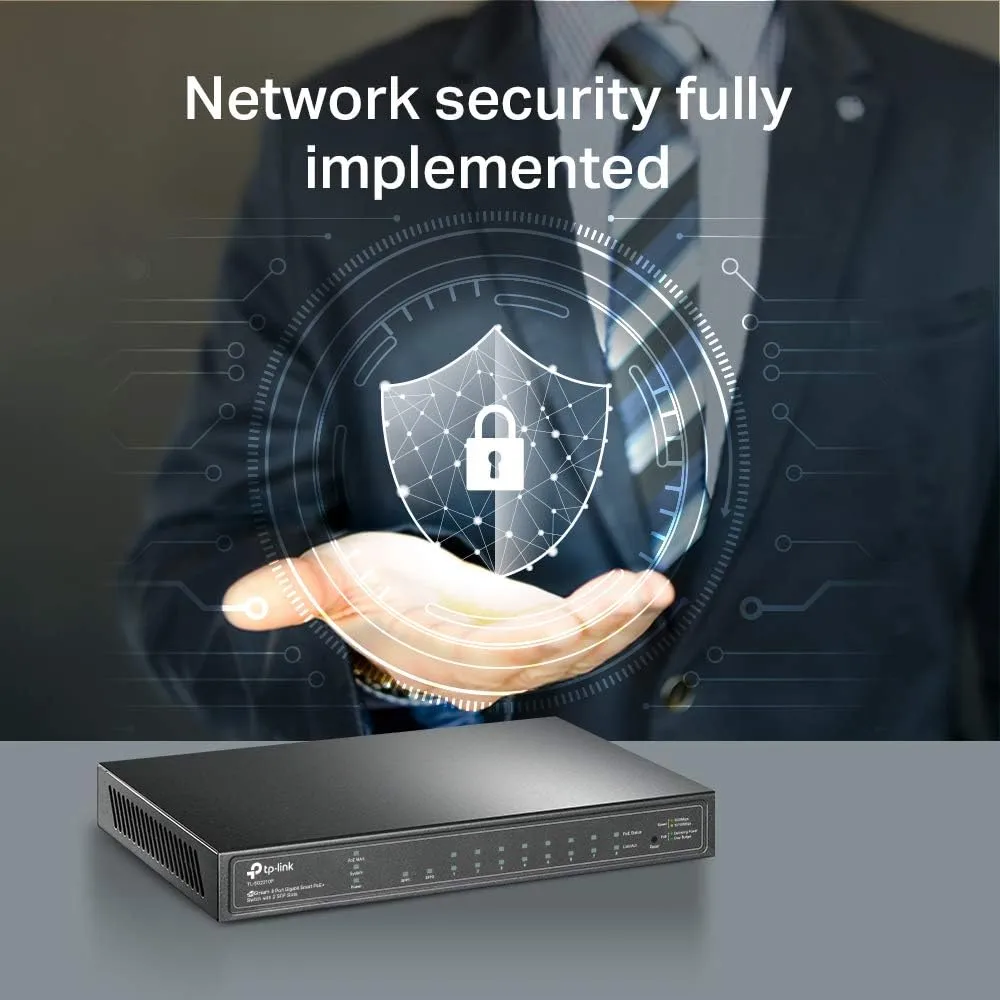 TP-LINK JetStream 8-Port Gigabit Smart Managed PoE Switch
